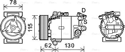 Ava Quality Cooling DNAK386 - Kompressori, ilmastointilaite inparts.fi