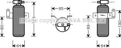 Ava Quality Cooling DN D095 - Kuivain, ilmastointilaite inparts.fi