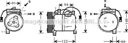 Ava Quality Cooling DN K004 - Kompressori, ilmastointilaite inparts.fi