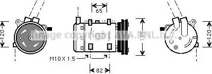 Ava Quality Cooling DNK191 - Kompressori, ilmastointilaite inparts.fi