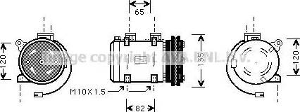 Ava Quality Cooling DN K192 - Kompressori, ilmastointilaite inparts.fi