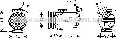 Ava Quality Cooling DN K334 - Kompressori, ilmastointilaite inparts.fi