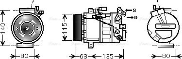 Ava Quality Cooling DNK336 - Kompressori, ilmastointilaite inparts.fi