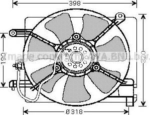 Ava Quality Cooling DW 7515 - Tuuletin, moottorin jäähdytys inparts.fi