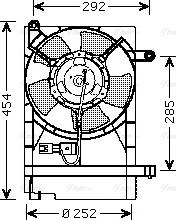 Ava Quality Cooling DW 7512 - Tuuletin, moottorin jäähdytys inparts.fi