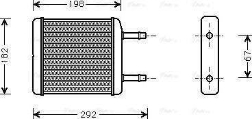 Ava Quality Cooling DWA6024 - Lämmityslaitteen kenno inparts.fi