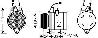 Ava Quality Cooling DWAK096 - Kompressori, ilmastointilaite inparts.fi