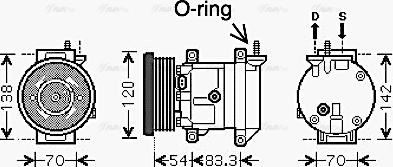 Ava Quality Cooling DWAK071 - Kompressori, ilmastointilaite inparts.fi