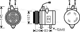 Ava Quality Cooling DW K096 - Kompressori, ilmastointilaite inparts.fi