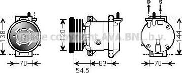 Ava Quality Cooling DWK091 - Kompressori, ilmastointilaite inparts.fi