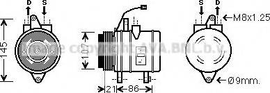 Ava Quality Cooling DW K097 - Kompressori, ilmastointilaite inparts.fi