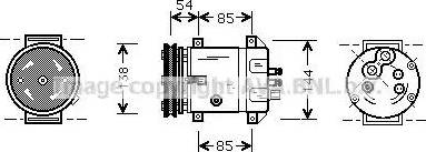 Ava Quality Cooling DW K020 - Kompressori, ilmastointilaite inparts.fi