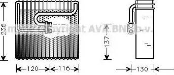 Ava Quality Cooling DW V035 - Höyrystin, ilmastointilaite inparts.fi