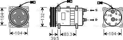 Ava Quality Cooling DZAK017 - Kompressori, ilmastointilaite inparts.fi