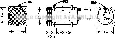 Ava Quality Cooling DZK017 - Kompressori, ilmastointilaite inparts.fi