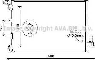 Ava Quality Cooling FD5487 - Lauhdutin, ilmastointilaite inparts.fi