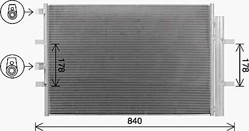 Ava Quality Cooling FD5675D - Lauhdutin, ilmastointilaite inparts.fi