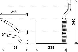 Ava Quality Cooling FD6465 - Lämmityslaitteen kenno inparts.fi