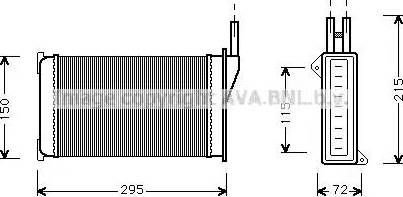 Ava Quality Cooling FD 6095 - Lämmityslaitteen kenno inparts.fi