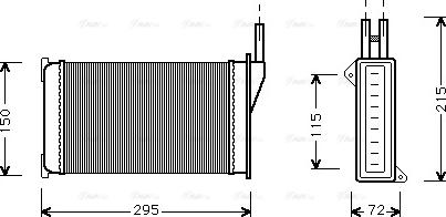 Ava Quality Cooling FD 6098 - Lämmityslaitteen kenno inparts.fi