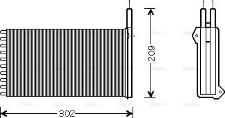 Ava Quality Cooling FD 6154 - Lämmityslaitteen kenno inparts.fi