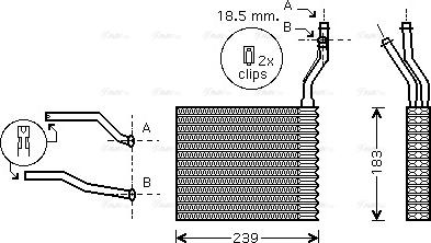 Ava Quality Cooling FD 6365 - Lämmityslaitteen kenno inparts.fi