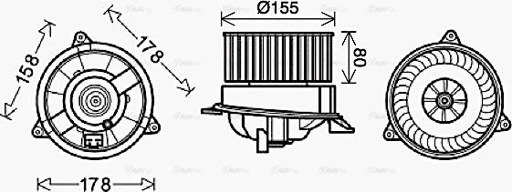 Ava Quality Cooling FD8495 - Sisätilapuhallin inparts.fi