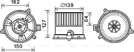 Ava Quality Cooling FD8576 - Sisätilapuhallin inparts.fi