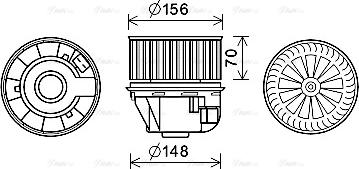 Ava Quality Cooling FD8611 - Sisätilapuhallin inparts.fi