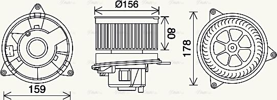 Ava Quality Cooling FD8638 - Sisätilapuhallin inparts.fi