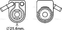 Ava Quality Cooling FD3622 - Moottoriöljyn jäähdytin inparts.fi