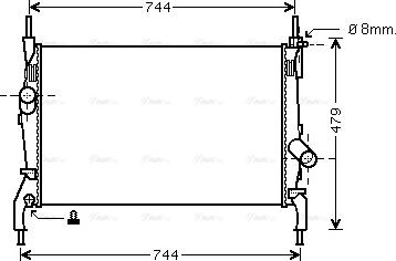 Ava Quality Cooling FD 2404 - Jäähdytin,moottorin jäähdytys inparts.fi