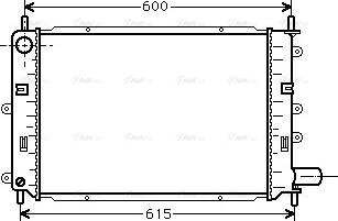 Ava Quality Cooling FD 2151 - Jäähdytin,moottorin jäähdytys inparts.fi