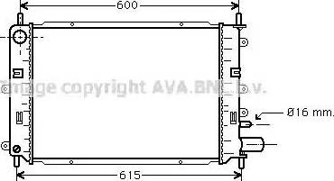 Ava Quality Cooling FD 2173 - Jäähdytin,moottorin jäähdytys inparts.fi