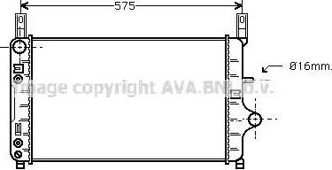 Ava Quality Cooling FD 2128 - Jäähdytin,moottorin jäähdytys inparts.fi