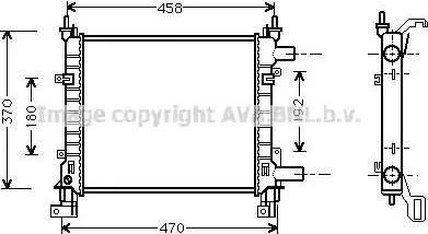 Ava Quality Cooling FD 2260 - Jäähdytin,moottorin jäähdytys inparts.fi