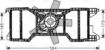 Ava Quality Cooling FD 7540 - Tuuletin, moottorin jäähdytys inparts.fi