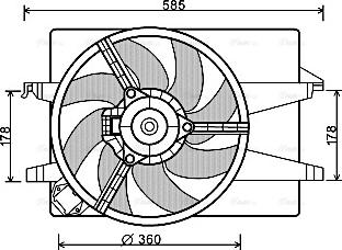 Ava Quality Cooling FD 7553 - Tuuletin, moottorin jäähdytys inparts.fi