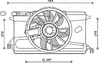 Ava Quality Cooling FD7561 - Tuuletin, moottorin jäähdytys inparts.fi