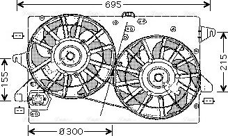 Ava Quality Cooling FD 7502 - Tuuletin, moottorin jäähdytys inparts.fi