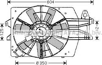 Ava Quality Cooling FD 7512 - Tuuletin, moottorin jäähdytys inparts.fi