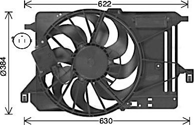 Ava Quality Cooling FD7685 - Tuuletin, moottorin jäähdytys inparts.fi