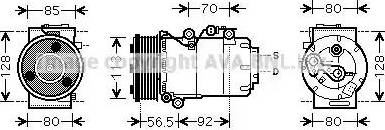 Ava Quality Cooling FDK497 - Kompressori, ilmastointilaite inparts.fi