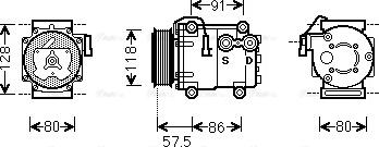 Ava Quality Cooling FDAK451 - Kompressori, ilmastointilaite inparts.fi