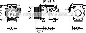 Ava Quality Cooling FDK451 - Kompressori, ilmastointilaite inparts.fi