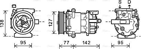 Ava Quality Cooling FDAK469 - Kompressori, ilmastointilaite inparts.fi