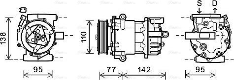 Ava Quality Cooling FDAK470 - Kompressori, ilmastointilaite inparts.fi