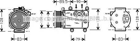 Ava Quality Cooling FD K082 - Kompressori, ilmastointilaite inparts.fi