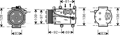 Ava Quality Cooling FDAK171 - Kompressori, ilmastointilaite inparts.fi