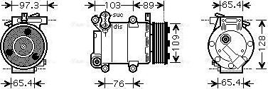 Ava Quality Cooling FDAK391 - Kompressori, ilmastointilaite inparts.fi